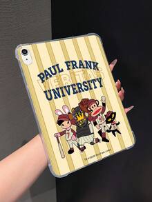 官方授權 Paul Frank 透明平板保護殼，棒球運動員猴子兔子熊貓貓咪條紋字母圖案，新款適用於 Air2 2014 (9.7 吋)、Air4 2020 (10.9 吋)、Pro 11 (M4) 2024 (11 吋)、11 2025 (11 吋)、7 2019 (10.2 吋)，平板保護套，可用作節日禮物、日常通勤，日常防摔高吸引力款式 - 彩色 - 查看 5