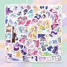 Hasbro 62Pcs Cute My Little Pony Cartoon Stickers DIY Decorative Stickers For Kids Stationery Phone Case Notebook Decoration - Multicolor - View 7