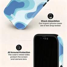 VESPOP Asymmetrical Wave Fashion Phone Case - Compatible With Iphone 18/17/16/15/14/13/12/11 Pro Max/Pro Plus/12 Mini/13 Mini, Compatible With Galaxy S26 S25 S24 S23 S22 S21 Plus Ultra, Compatible With Pixel 8 9 10 PRO - Mixed Color 1 - View 4