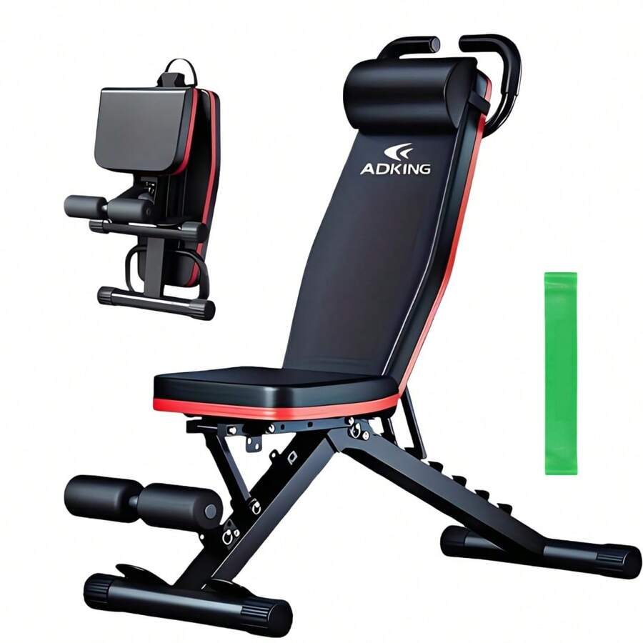 Weight Bench For Home Gym, Adjustable Weight Bench With Training Angles, Incline Bench Press For Full Body - Black - View 1