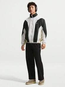 Nike 男款 AS M NK DF JACKET V&R 梭織無帽夾克 IM5888-102 - 黑與白 - 查看 6