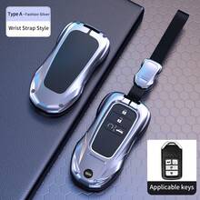 4-Button Smart Remote Key Fob Cover Compatible With Civic, Pilot, CRV, HRV, CRZ, Fit, Passport, Zinc Alloy Full Protection Shell, Scratch-Resistant, Anti-Drop, Wear-Resistant, Exquisite Car Key Modification Case, Car Accessories, Key Fob Cover, Auto Parts, Halloween, Thanksgiving, Cyber Monday, Christmas, Valentine, Mother's Day, Father's Day, Gift - Zinc Alloy - View 13