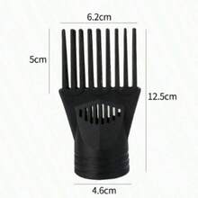 Professional Hair Dryer Accessories - Duckbill Nozzle For Smooth Styling, Flat Diffuser For Straight Hair And Drying, No Battery Required, Ergonomic Handle, Adjustable Heat And Speed Control, Durable Black Design, Suitable For Salon And Home - Multicolor - View 3