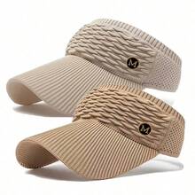 2 Packs Unisex Lightweight Design, Upgraded Version, M Logo, Suitable For Outdoor Sports And Cycling, Comfortable And Breathable Women's Sun Hat - B - View 16