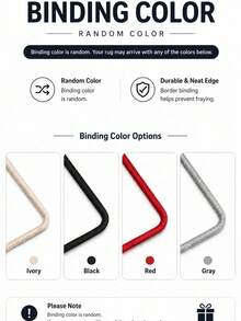 1pc, Hot-Selling New Style Suitable For Living Room, Bedroom, Study, Bedside, Nursery, Bay Window, Walk-In Closet, Vanity Table And Other Living Scenes, Autumn/Winter, Decorative Rug, Living Room Rug, Bedside Rug, Bedroom Rug - Multicolor - View 5