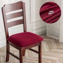 Non-Slip Chair Cover, Soft Plaid Pattern, Elastic Chair Cover, Suitable For Office And Home Chairs, Beautiful High Elastic Soft, Replaceable Old Surface, Protect Chairs, Aesthetic Home Decor, Christmas Home Decoration - Multicolor - View 18