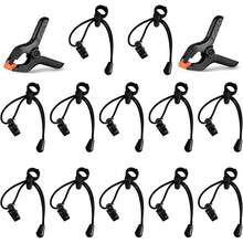 Heavy Duty Spring Clamps And Background Clips For Muslin Backdrop, Photo Studio, Photography Backdrop Support - Black - View 9