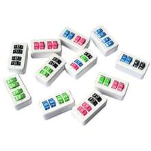 1PC Board Game Score Tracker 4 Digit Portable Scorekeeper Adjustable Wheel Counter For Sports Entertainment And Study Sessions - Multicolor - View 7