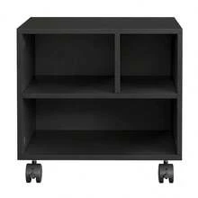 Desktop Printer Table Trolley With Wheels 3 Open Compartments File Cabinet Printer Stand For Office And Study On-Site - 1 - View 7