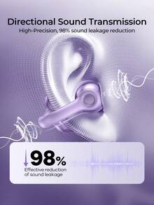 REMAX Open-Ear Clip-On Earbuds, Bluetooth 6.0 Wireless Earphones, 5g Ultra-Light U-Shaped Ear Clip, ENC Noise Canceling Clear Calls, Directional Sound Field, Touch Control, 4-Hour Battery Life, 3 Colors Available, Suitable For Sports, Gaming And Daily Use - View 4