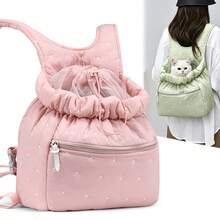 1pc New Pet Carrier Backpack, Fashionable Pet Backpack, Breathable Multi-Functional Pockets, Suitable For Pet Travel And Outdoor Activities, Fits Small To Medium Cats And Dogs, Can Hold 7-15 Lbs Pets - Multicolor - View 10