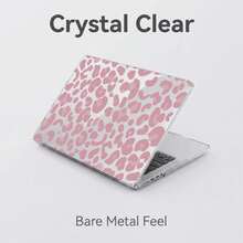 1pc Transparent Crystal Shockproof Protective Case, Compatible With MacBook/Matebook, Fully Transparent Hard PC Shell With Heat Dissipation Holes, Snug Fit Laptop Shell, Suitable For 13 Neo/13.3 Air/13.3 Pro/13.6Air/14.2 Pro/15Air/16.2Pro/D16/14 Ultra - View 1