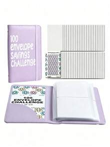 Savings Folder, Challenge Savings Folder Envelopes ($1000), Reusable Budget Planner, Cash Envelopes, Matte Cover, Cash Savings Challenge Notebook Folder, Travel Organizer, Makeup Bag, Vacation Organizer, Organizer For Custom Goals And Rewards Financial Strategy, Cash Envelope Wallet And Planning System, Suitable For Home, Gifts, Vacations And Holidays, Valentine's Day Gift, Holiday Gift, Best Gift For Friends - Multicolor - View 9