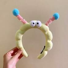 Cute Big Eye Plush Headband, High Crown Hair Hoop For Washing Face And Hair Styling, Photo Prop For Women - Multicolor - View 7
