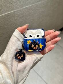 Cute Star Trash Bag Masked Cat 4 Protective Case, Compatible With AirPods 3, Apple Pro Earphone Shell 2nd Gen, Wireless Bluetooth 3rd Gen, 2nd Gen, Pro 4th Gen, 5 Boxes - Blue - View 6
