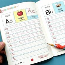 32-Page English Alphabet Practice Book, For Learning English Letters, Tracing English Calligraphy Fonts, School And Back-To-School Season Learning Supplies - A - View 1