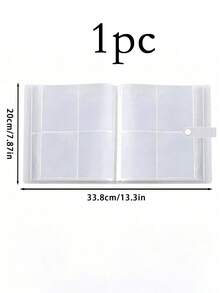 1pc Frosted Transparent Jewelry Storage Book, Anti-Oxidation Storage Bag, Suitable For Rings, Earrings And Necklace Clips, Women's Gift, Beads And Jade String Anti-Oxidation Self-Sealing Bag, Travel Essential, Space-Saving - Multicolor - View 12
