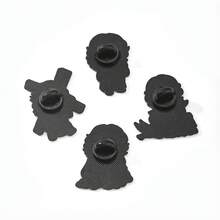 4pcs/Set Pin Enamel Yesus, Kombinasi Warna, Hiasan Lencana Dekoratif Modis, Lencana Kerah, Tas, Hadiah - MultiWarna - View 10