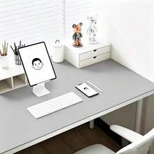 1pc Eye Protection Desk Mat Student Leather Solid Color Coffee Table Mat Oil-Proof Tablecloth Learning Computer Desk Mat Non-Slip - Table Mat - View 12