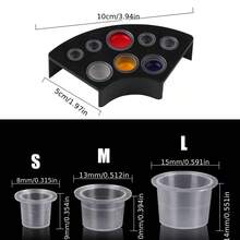 2pcs/Set Tattoo Pen Holder 1 Ink Tray Tattoo Machine Stand Ink Cup Holder Multi-Functional Tattoo Machine Bracket Ink Tray - Multicolor - View 5