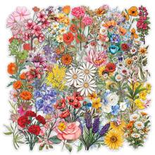 60Pcs Clear Floral Vintage Aesthetic Stickers Stationery Graffiti Stickers, Decals For Party, Water Bottle, Scrapbook, Laptop, Skateboard, Computer, Gift Bags, Envelope Seals, Office Supplies, For Teens Fans - one-size - View 1