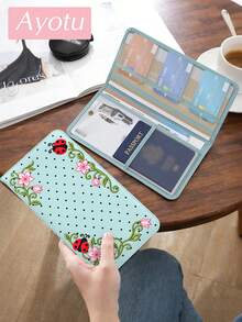 Ladybug & Dots Car Registration & Insurance Document Holder – Vehicle Glove Box Organizer, Auto & Truck Storage Accessory, Ideal For Storing Important Papers, Driver Licenses, Passports, Cards, Small Auto Accessories And Other Documents. - Multicolor - View 15