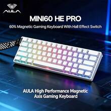 AULA Magnetic Axis Keyboard And Mouse Combo, Low Latency Wireless Mechanical Keyboard With RGB Backlight, Customizable Bluetooth FPS Gaming Keyboard, Three-Mode Wired/Bluetooth/Wireless Mouse - View 3