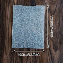 Floral Pattern Plastic Embossing Folder,2D Textured Vine Flower Leaf Embossing Template For Card Making Scrapbooking Paper Craft DIY Decor Embossing Folder - HC-1 - View 29