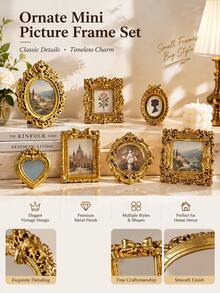 7PCS DIY Mini Shadow Box Frame Set, Black Photo Display Frames With Memorial Keepsake Design, Creative Craft Shadowbox For Pictures & Memories, Wall Art Decor For Home Office Living Room, Vintage Christmas Decor - Picture Frame For Wall - Room Decor - Multicolor - View 6