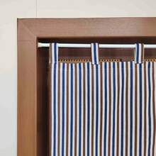 1pc Bohemian Style Tassel Bag-Shaped Curtain, Colorful Striped Print Privacy Curtain, Suitable For Living Room/Bedroom Doors And Windows, Home/Apartment Window Decor - Brown - View 11