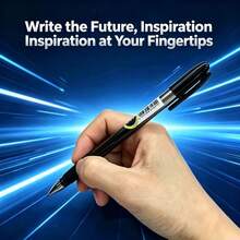 Black 0.5mm Neutral Gel Pen, Signing Pen, Water-Based Ink Pen For Office, School, Exam Use - Rectangle - View 5