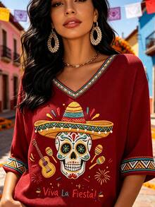 Women T-Shirts - Red - View 3