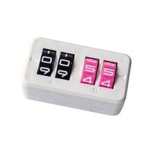 1PC Board Game Score Tracker 4 Digit Portable Scorekeeper Adjustable Wheel Counter For Sports Entertainment And Study Sessions - Multicolor - View 8
