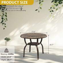 Outdoor Coffee Tables - Brown - View 8