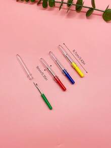 [4/5pcs/Pack]Small Metal Seam Ripper With Protective Cap, Includes Plate/Full Color, 2 Styles Available, Sharp And Easy To Use, Suitable For Sewing Correction, Clothing Alteration, Embroidery Rework And More - Small Seam Ripper - View 12