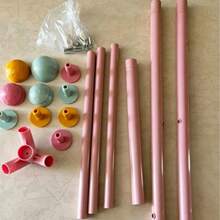 65 Inch Cute Style (High) Coat Rack, Mushroom Design, Eye-Catching Appearance, Strong Load-Bearing Capacity, Easy Installation, Suitable For Dormitory, Various Scenes, Space Saving, Sturdy Hooks, Storage, Mother's Day, Father's Day Gift - View 6