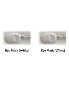 1 pieza Parche ocular monocular negro, tamaño adulto, lavable, cómodo de usar, correa elástica, diseño liso. - Multicolor - Ver 16