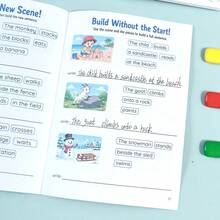Children's English Sentence Rewriting Practice Book, Word Transformation And Sentence Reordering Workbook, English Sentence Structure Construction And Imitation Practice Notebook, Back To School Learning Supplies, English Grammar Enlightenment Early Education Notebook - Multicolor - View 5