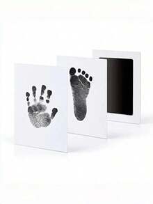 1pc Pet Paw Print Set, Includes 1 Ink Pad And 2 Print Cards, Halloween, Thanksgiving And Christmas Gift, Record Pet Growth, Preserve Lifelong Memories - Multicolor - View 5
