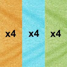 24pcs Face Towel Set, Soft Absorbent Face Cloth, Suitable For Bathroom And Gym, High Absorbency Soft Touch Fingertip Towel, Reusable Durable Machine Washable Face Cloth, Multi-Color, 10x10 Inches - Multicolor - View 45