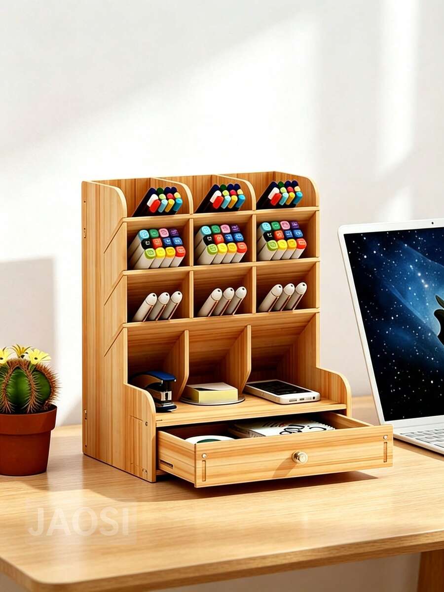 Stationery Storage Boxes - Multicolor - View 1