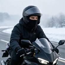 1pc New Cycling Cap Outdoor Face Guard Fleece Bicycle Fox Riding Hood Headwear Autumn Winter Thickened Plush Motorcycle - Multicolor - View 4