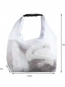 This Storage Bag Comes With A Handle And A Crossbody Strap, Providing Two Carrying Options, Perfect For Swimming And Beach Vacations - Multicolor - View 15