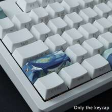 Creative PBT Dye-Sublimation Non-Backlit Decorative Keycap Set, Replacement Keycaps Spacebar Enter ESC Shift Arrow Keys, Suitable For MX Switch Mechanical Gaming Keyboards - View 11