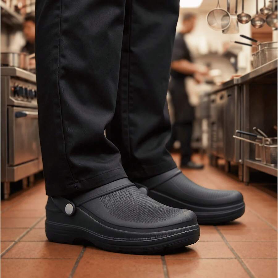 Men Clogs - Black - View 1