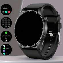 1pc 1.39-Inch Fashionable Unisex Smartwatch, With 3D Custom Display, Calling, Message Receiving, Pedometer, Calorie Tracking, Multi-Sport Modes, Voice Assistant, And Music Control - Black - View 13