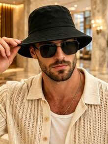 Outdoor Wide Brim Sun Hat, Breathable Hiking Cap, Unisex Sun Protection Hat, Anti-UV Couple Hats - A - View 10