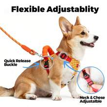 Dog Vest Harness For Small And Medium Dogs, Bichon, Corgi, Anti-Pull Dog Harness For Walking And Outdoor Use - Multicolor - View 6