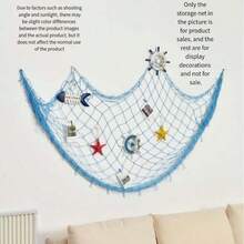 Woven Padded Animal Storage Hammock, Wall-Mounted Plush Doll Mesh Storage Bag, Children's Nursery And Playroom Decor - Multicolor - View 20