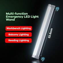 1件 LED照明燈 USB快充 長電池續航 寬照明範圍 多種調光模式 附磁吸與便利掛鉤 便攜式 適用於露營、戶外烹飪、旅行、帳篷、徒步、探險、街頭攤販、汽車維修、野生動物驅趕、攝影補光、書房照明、農場、停電緊急使用 - 1件 DBL-Y1005 - 查看 4